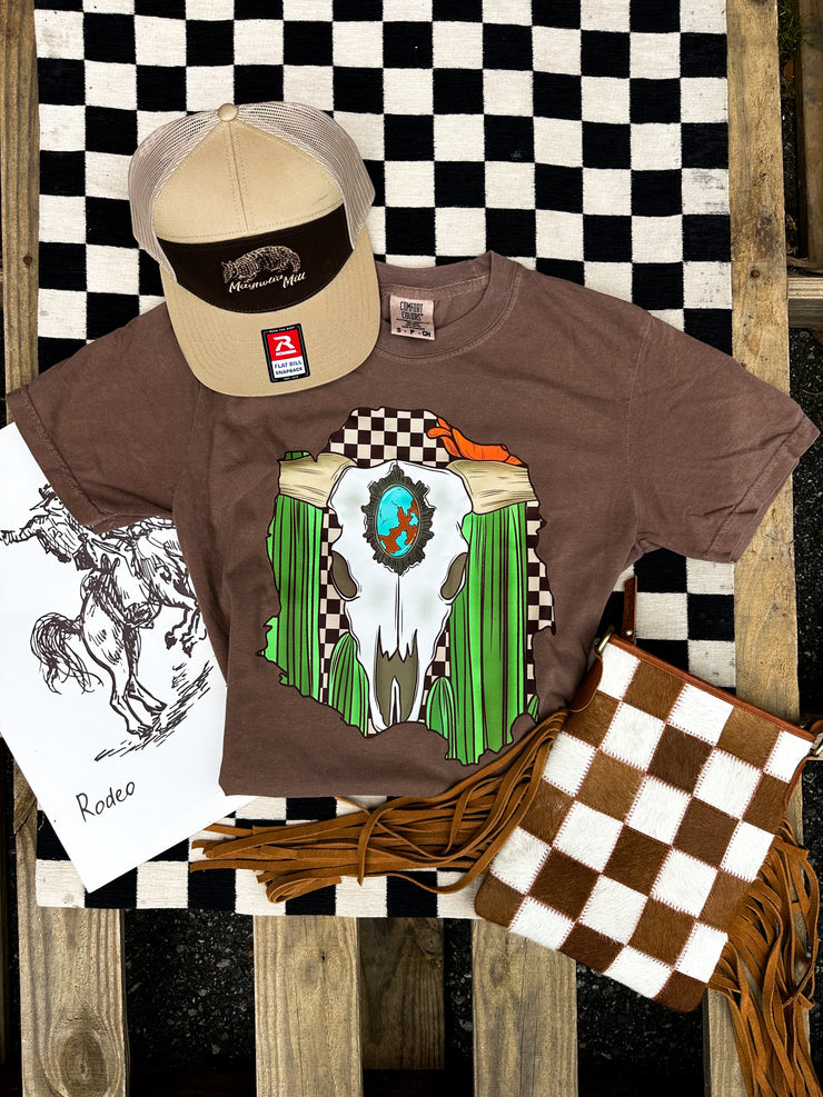 Checkered Desert Graphic Tee