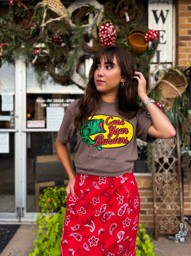 Cast Your Burdens Graphic Tee