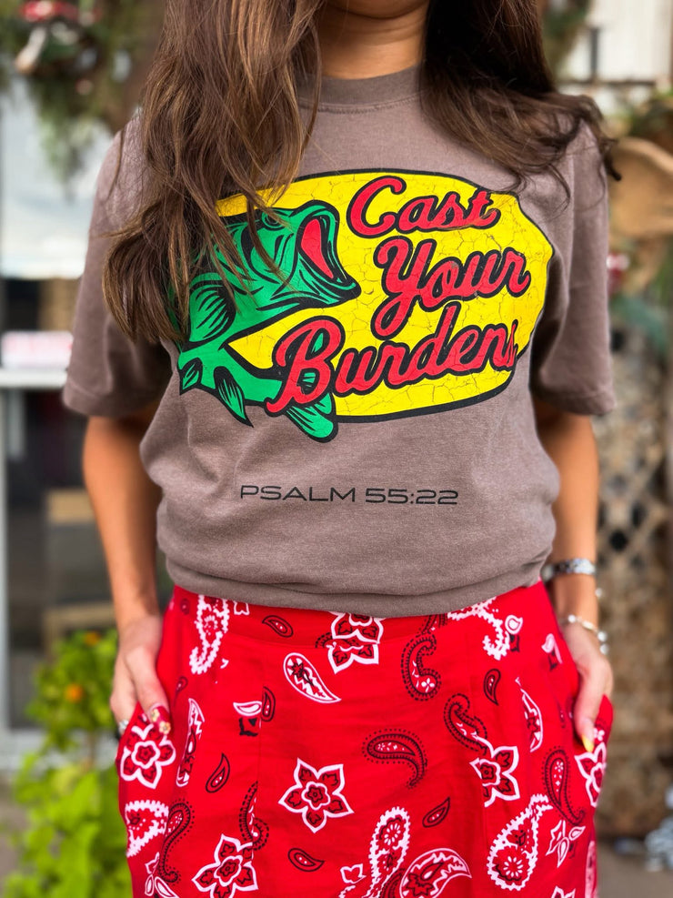 Cast Your Burdens Graphic Tee