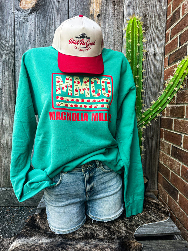 Cherry Slush MMCO Box Sweatshirt- Grass *Made To Order