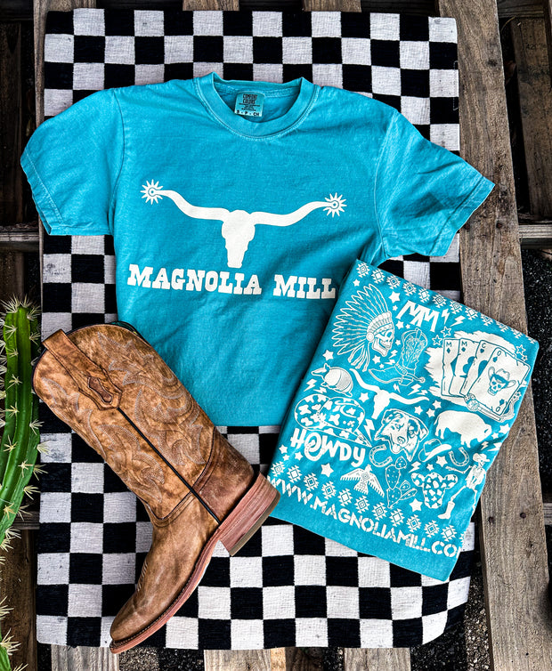 Spur Right Graphic Tee- Seafoam
