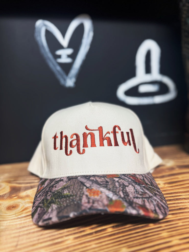 Thankful Camo Bill Hat