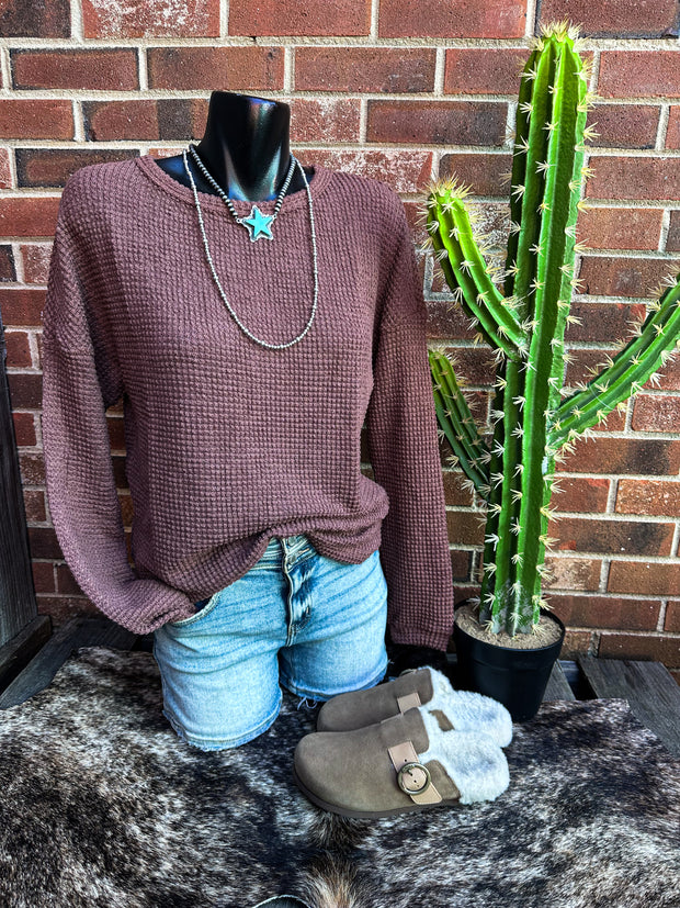 Winston Waffle Knit Top