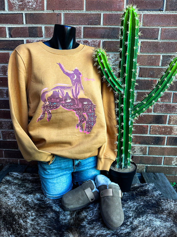 Cowboy Moon Wrangler Sweatshirt
