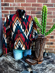 Annie Retro Wrangler Sherpa Pullover
