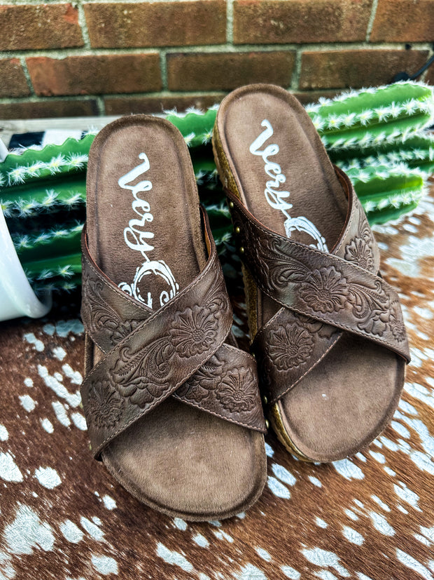 Jaycee Cross Strap Sandal