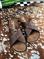 Jaycee Cross Strap Sandal