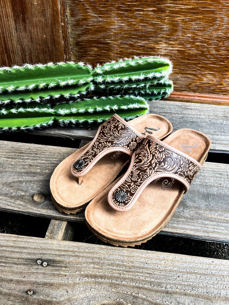 Tooled Darla Sandal