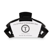 Open Jet Black Hair Clip