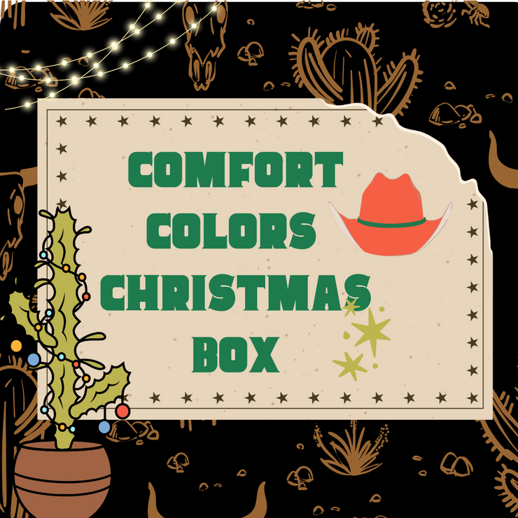 COMFORT COLORS CHIRSTMAS BOX