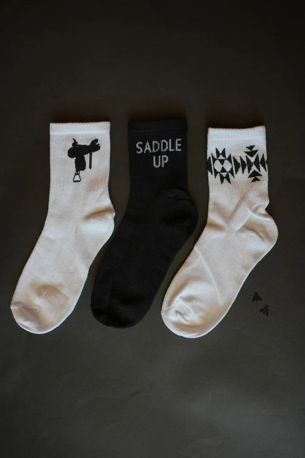 Sock Em' Silly * Saddle  Mono