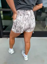 Dark Camo Crossover Biker Shorts
