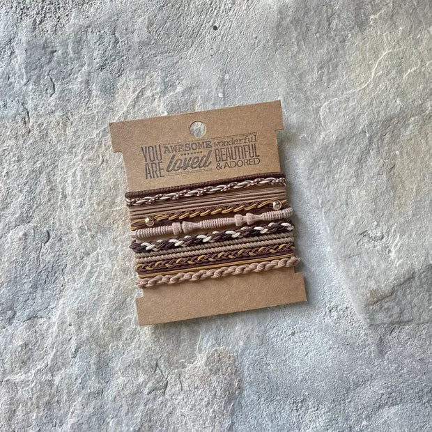 Rustic Neutral - Boho Hair Ties