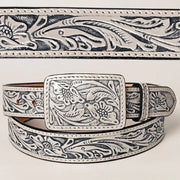 Way Out West Hand Tooled Leather Belt