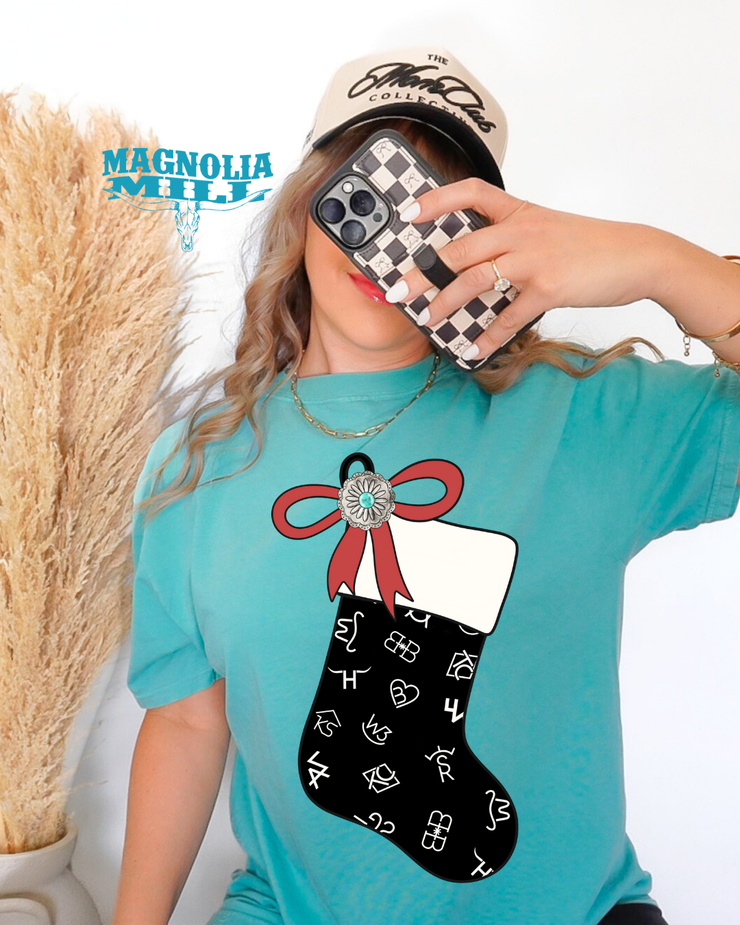 Branded Stockin' Graphic Tee-  MADE TO ORDER**