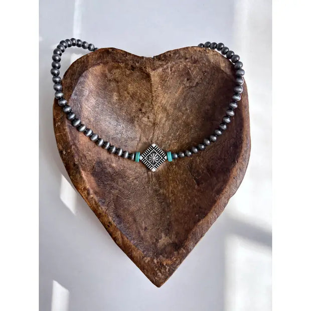 Concho Pendant Necklace