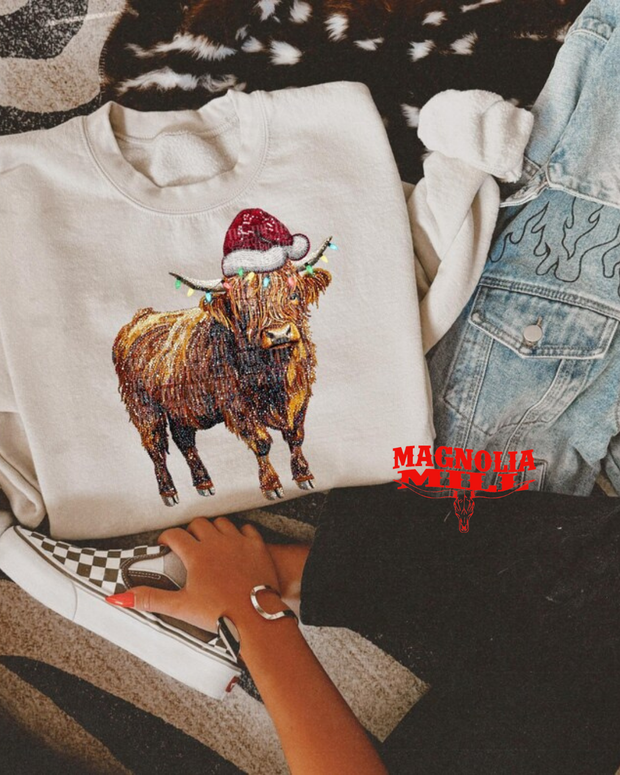Christmas Clarabelle Sweatshirt-  MADE TO ORDER**