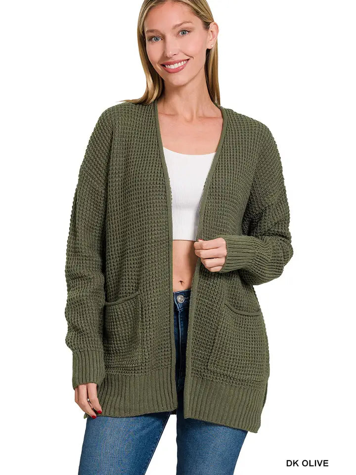 Bentley Waffle Cardigan