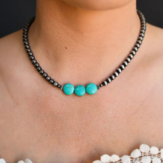 Turquoise Strikes Necklace