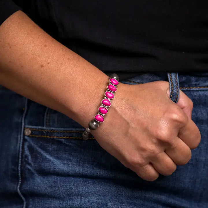 Little' Pop Of Pink Bracelet