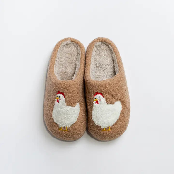 Cozy Chicken Slippers