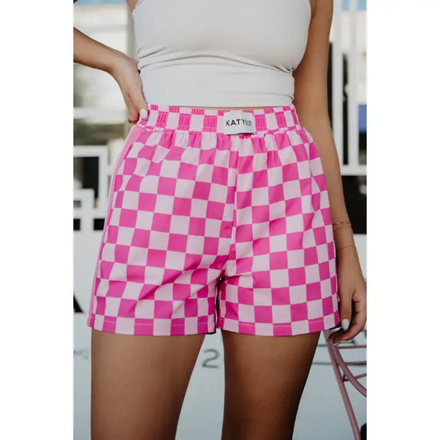 Hot Pink Hot Laps Boxer Shorts