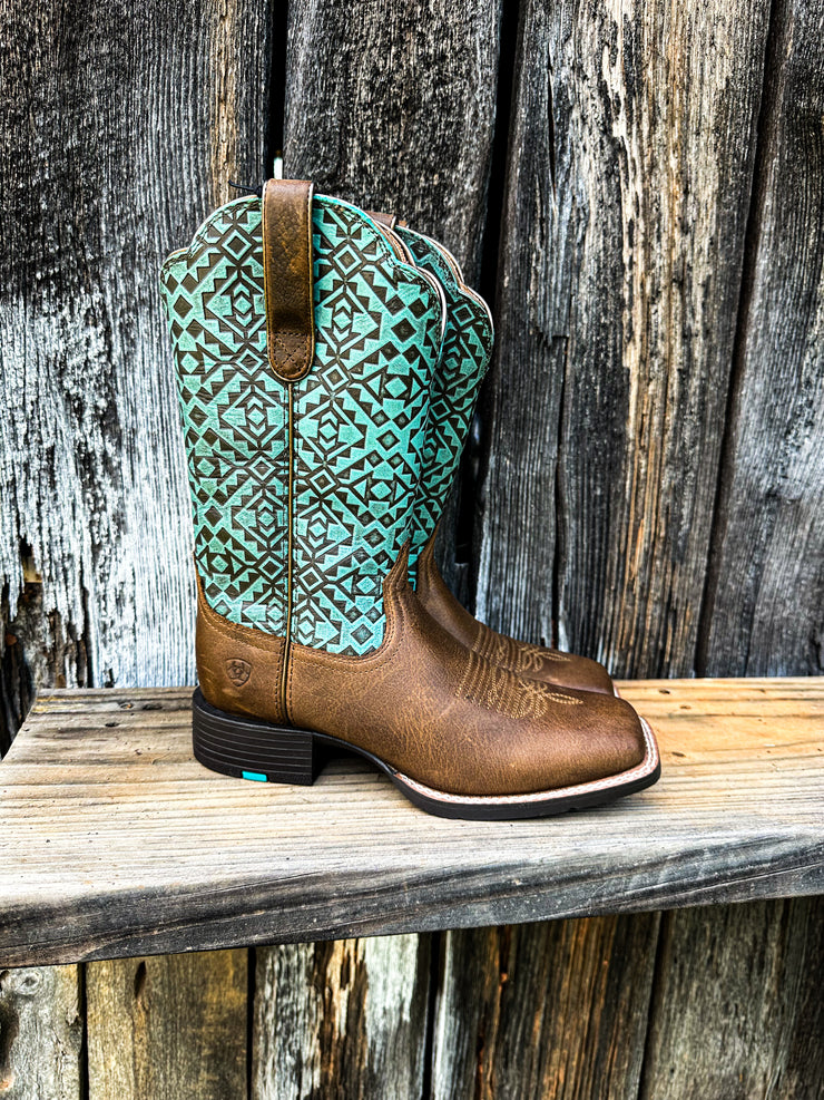 Round Up Old Earth Ariat Boot