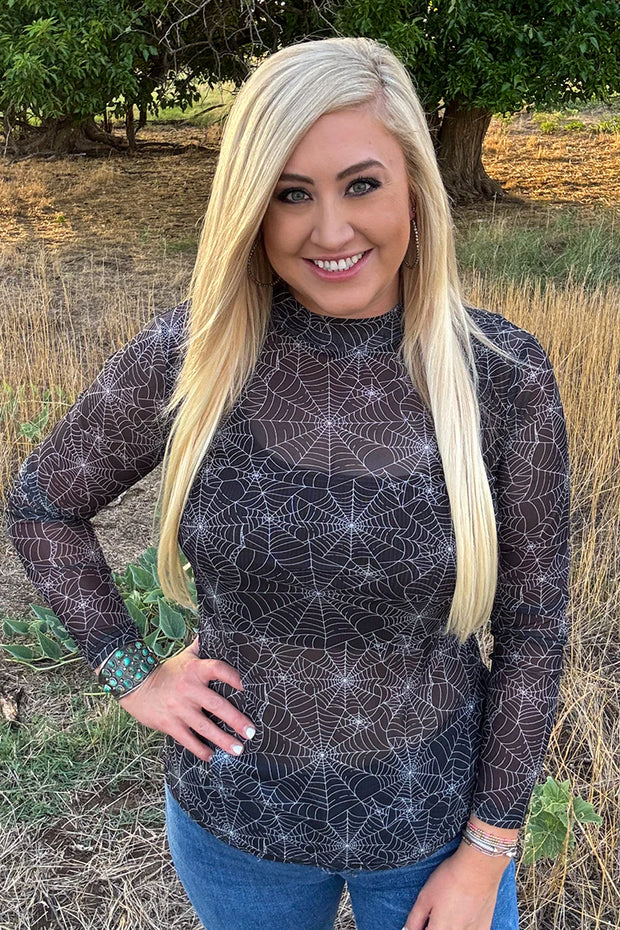 Wicked West Mesh Top