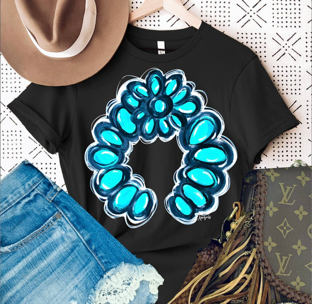 Big Blue Blossom Graphic