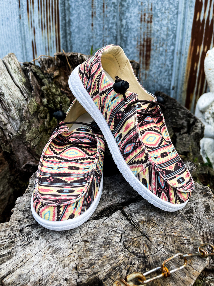 Pink Aztec Kayak Corky’s