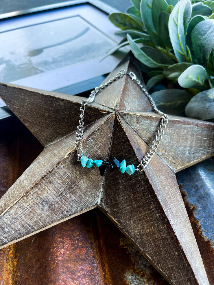 Tully Turquoise Stone Necklace