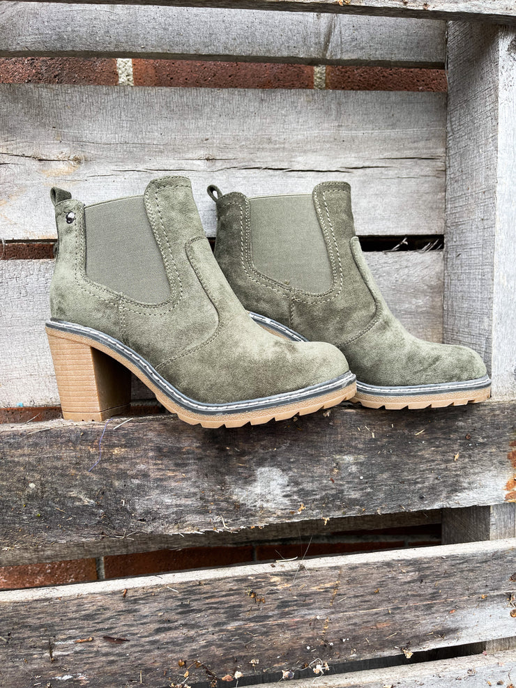 Olive Rocky Boots