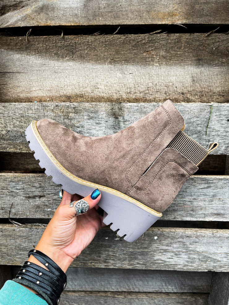 Basic Boot in Taupe By Corkys