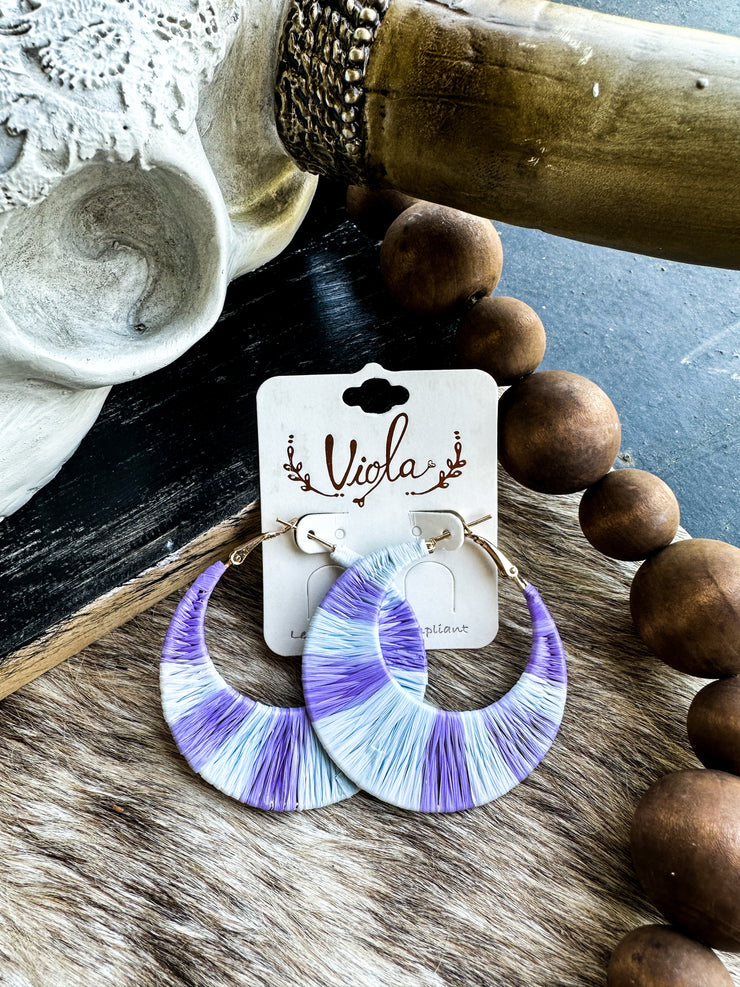 Lilac Colt Earrings