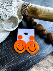 Good Day Earrings- Orange