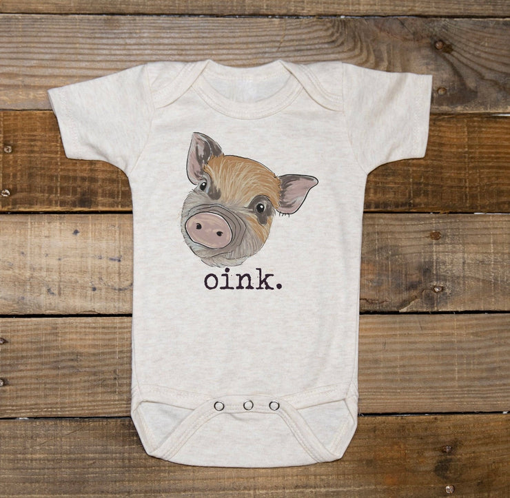 Oink Baby Onesie