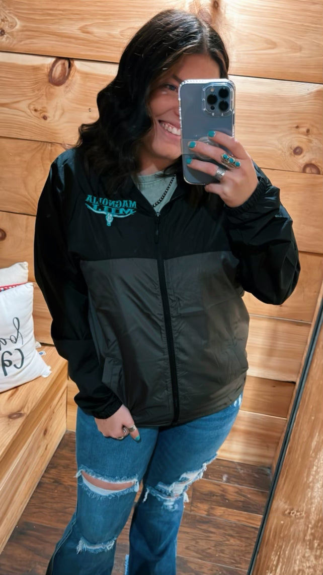 Not My First Rodeo - Gray Rain Jacket