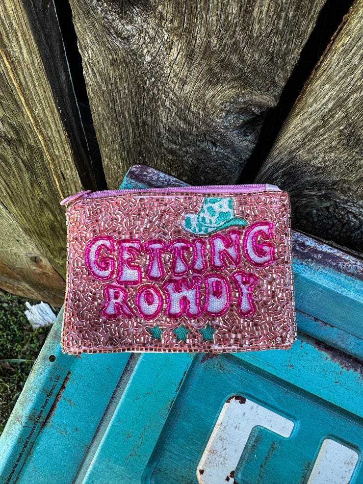 Getting Rowdy Coin Pouch