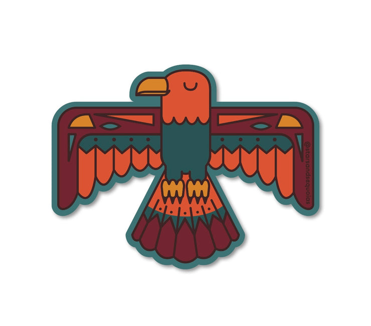 Mythical Thunderbird Sticker
