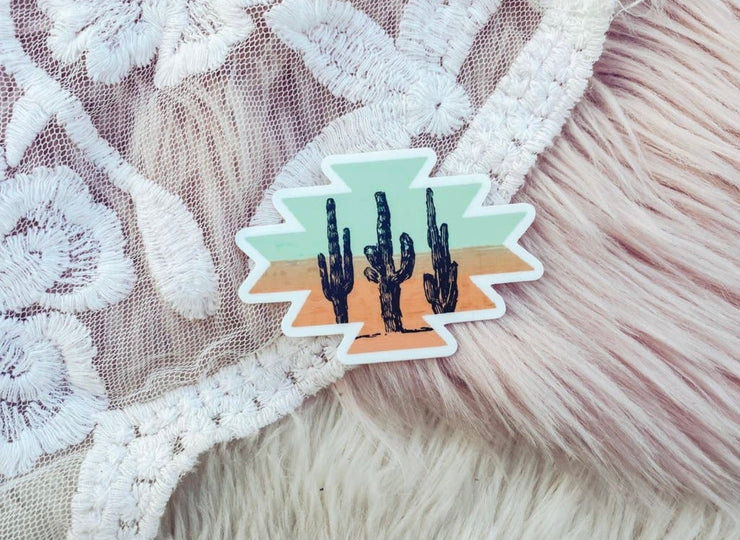 Southwest Cactus Sticker